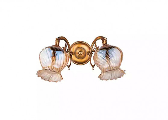 Wandluucht Wandlamp Wandluuchten Konscht Lüster Wand Luuchten Gold Glas