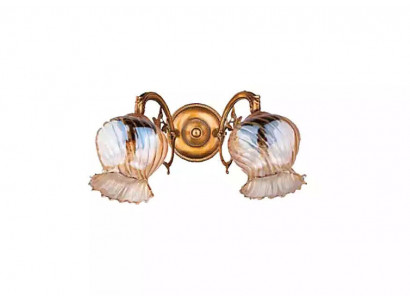 Wandluucht Wandlamp Wandluuchten Konscht Lüster Wand Luuchten Gold Glas
