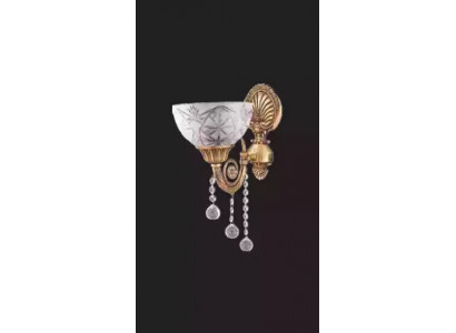 Wandlampe Wandleuchten Gold Wandluchter Lüster Wand Luuchten Grau Glas
