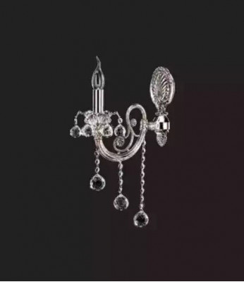 Wand Lampe Wandluucht Wandlampe Wandluuchten Lüster Sëlwer Kristall