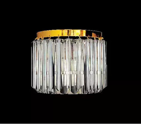 Lüster Plafongslampe Luxus Gold Kronluucht Plafongluucht Kristall Konscht