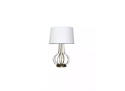 Dëschlampe Dëschleuchte Luucht Luuchten Luxus Luuchten Dësch Metall Wäiss