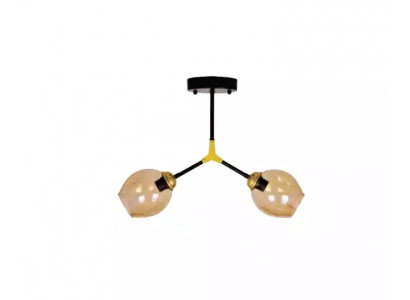 Luuchten Kronluuchter Plafongsliichter Luuchter Plafongsluucht Glas Gold Modern