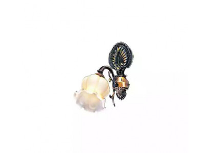 Wandlampe Wandläichter Blummen Wandläicht Lüster Wandluuchten Gro Glas