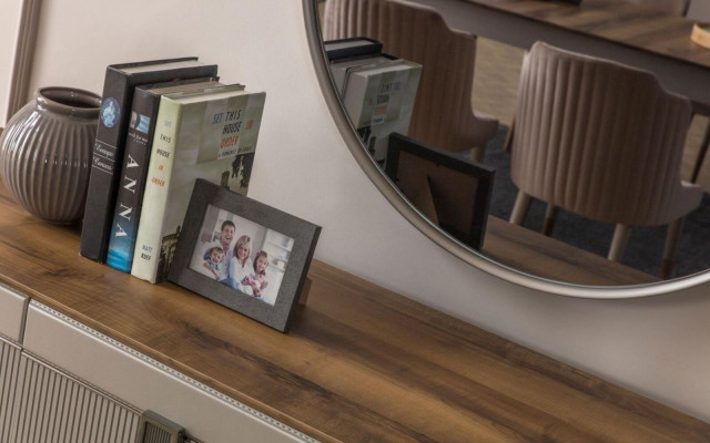 Modern Sideboard Luxus Wunnzëmmer Miwwelen Designer Holz TV-Stänner