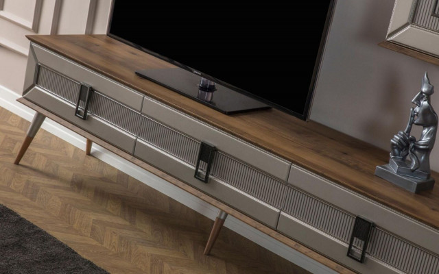 Modern Sideboard Luxus Wunnzëmmer Miwwelen Designer Holz TV-Stänner