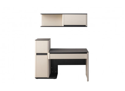 Wäissen modernen Designer-Schreibtisch fir Kanner, Computerschreibtisch, Wandkabinett.
