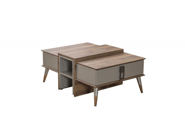 Modernt brazent Couchdësch Kaffisdësch Designer Sofadësch Säitendësch