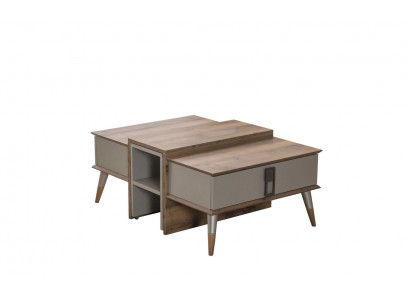 Modernt brazent Couchdësch Kaffisdësch Designer Sofadësch Säitendësch