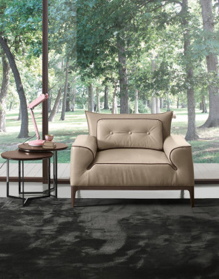 Sessellefrësser Modernen Design Modernen Ledersëtz Relaxstil Luxusmiwwelen Nei