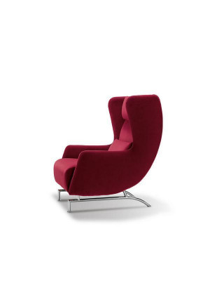 Sëtz Sesselleefstel Design Giel Stoff Wunnzëmmer Miwwelen Ousensëtz Prianera