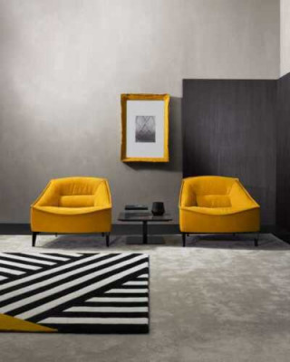 Sesselleffer Sëtz Modernen Design Lieder Relaissessel Lounge Luxus Wunnzëmmer