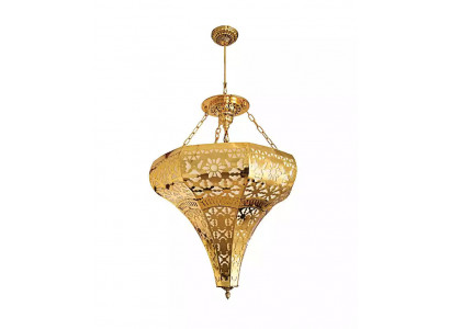E Plafongsliicht Eng gëllenen Hänklampe Wunnzëmmer Luxus Luucht Luucht