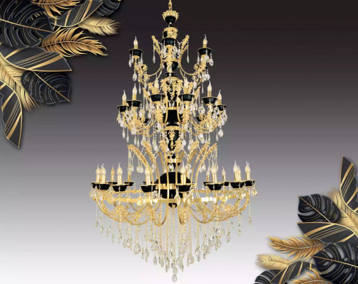 Luster Kristall Luucht Plafongsliichter Foyer Luuchten Plafongsliichter