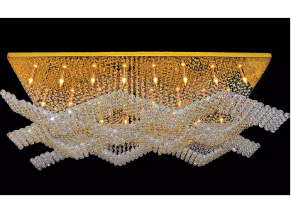 Grouss Luucht Lampe Kronluchter Luxus Luuchten XXL Plafongsluucht 100x200cm