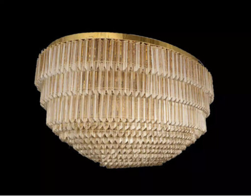 Kronleuchter Plafong nei Luxus Wunnzëmmer Faarf Gold Stil Modern
