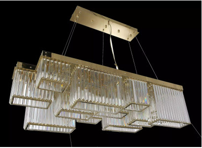 Iessdësch Dësch Krouneliichter Krouneliichter Stil Lüstert Wohnzimmer Luxus Gold.