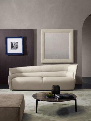 Canapé 3-Sëtz Sofa Lieder Wäiss Wunnzëmmermiwwel Sofas Couch Italienesch Prianera