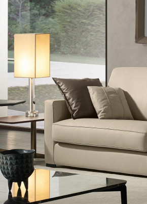Design Textil 3-Sëtz Graue Couch Elegant Sofa Polsterung Prianera Wunnzëmmer