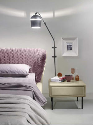 Rosa Bett Design Luxusbetten Italienesch Modern Miwwelen Schlofzëmmer Prianera