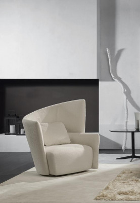 Sesselfauteuil Modernes Design Wäiss Italienesch Stil Luxus Prianera Neit