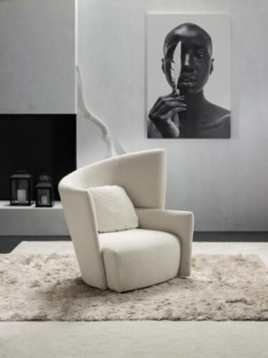 Sesselfauteuil Modernes Design Wäiss Italienesch Stil Luxus Prianera Neit