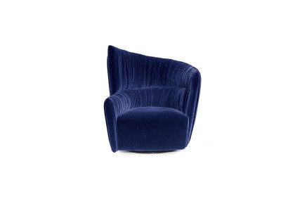 Fauteuil Luxus Design Miwwelen Bloe Modern Stil Design Textil Wunnzëmmer Lounge Nei