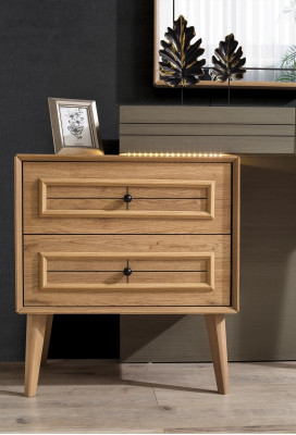Schminktisch mat Spigel Luxus Schlofzëmmer Design Modern Nei Miwwel