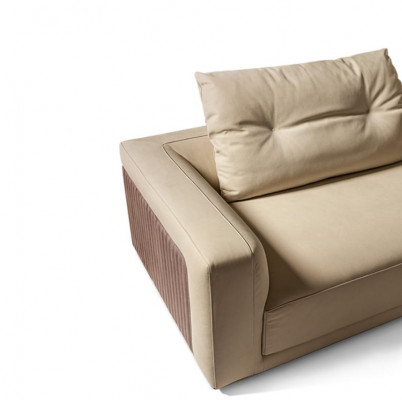Wunnzëmmer Eckcanapé U-Form Couch Sitz Polster Garnitur Modern Sofa Nei