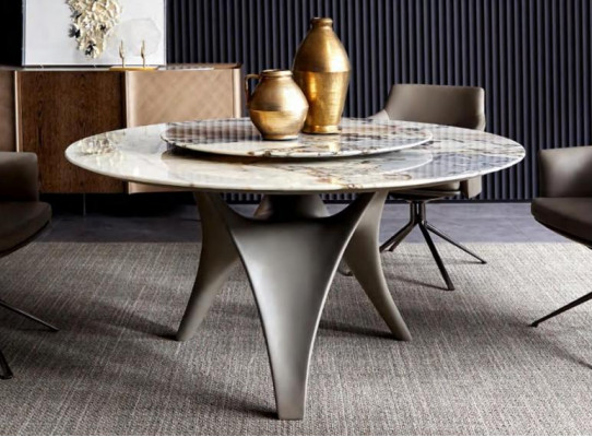Luxus Iessdësch Ronn Iessdëscher Iesszëmmer Ronn Dësch Material Holz Dëscher
