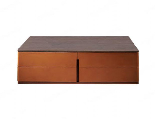 Wunnzëmmer Couchtisch Orange Luxus Material Holz Stil Modern Tischen