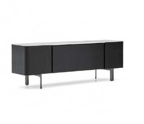 Sideboard Stil Modern schwaarz Luxus Design Iesszëmmer Kommoden Dëscher