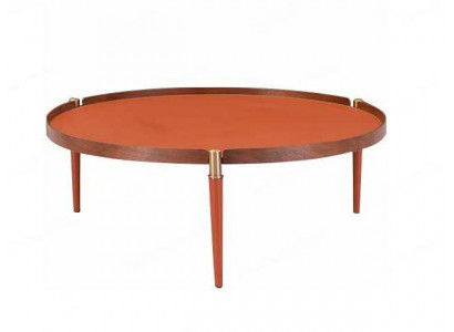 Couchtisch Wunnzëmmer Miwwelen Luxus Modern Design Dësch Orange Couchtischen