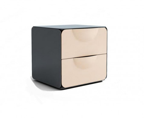 Beige Nuetsdësch 2x Tiräng Schlofkummer Nuetskonsole Holzkonsole