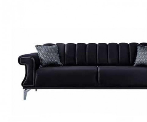 Luxuriéis Sofa-Set 3+2+1+1-Sëtzer-Set Sofa Fotell-Set Stoff-Set fir Wunnzëmmer