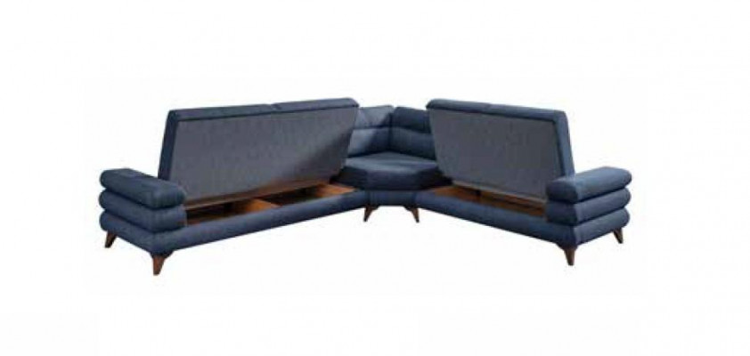 Designer Modern Sofa Ecksofa Textil Wunnzëmmermiwwel Sofa L-Form Nei