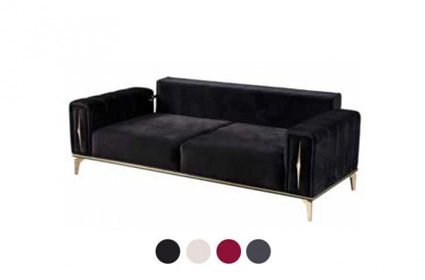 Déif Polsterung Luxus-Set 3+2+1 Sëtz Komfortabel modern Stil fir Wunnzëmmer.