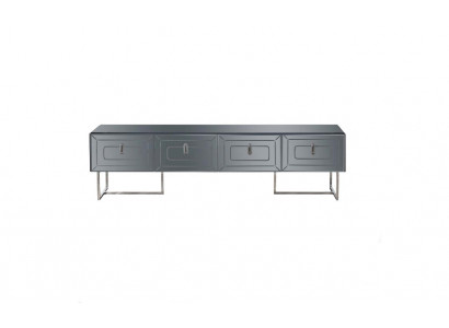 Gro Infraroutboard Exklusivt RTV-Dësch Wunnzëmmer Glas Schaf 4-diereg