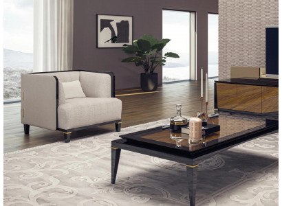 Nei Modern Miwwelen Wunnzëmmer Sëtzgefier Designer Ariichtung Wäiss Polstersëtz