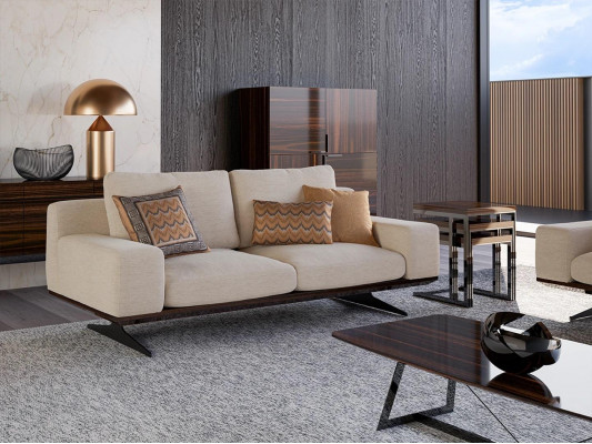 Wunnzëmmermiwwelen Sofa Canapé Zweisëtzer Modern Luxus Gepolstert Miwwelen Nei