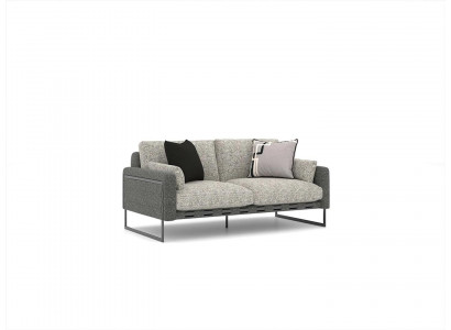 Zweesëtzer Sofa Polster Textil Gro Polsterméiwel Wunnzëmmer Ariichtung
