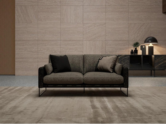 Polster Textil Luxus Zweisitzer Sofa Wunnzëmmer Modern Polstermöbel Nei