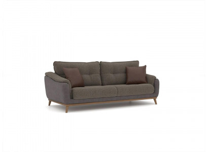 Wunnzëmmer Sofa Canapé Dräisëtzer Modern Polstermëbler Textil Designer Ariichtung