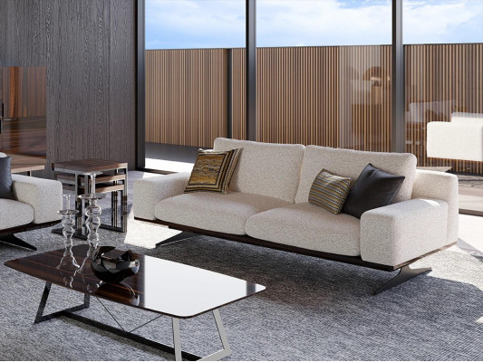 Luxus Drësëtz Sofa Polstermöbel Canapé Modern Wunnzëmmer Designer Ariichtung