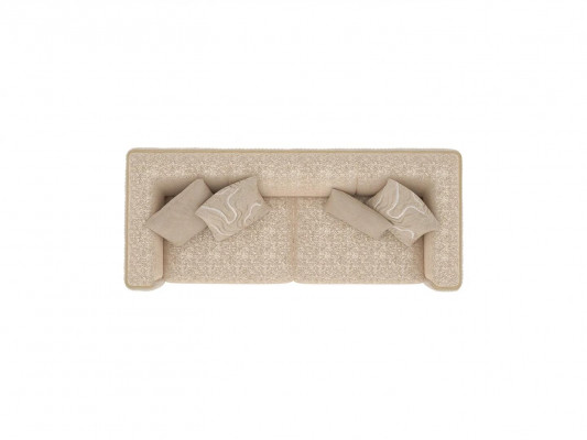 Dreesëtzeger Sofa Textil Wunnzëmmer Beige Polstermébel Luxus Sofas Canapé