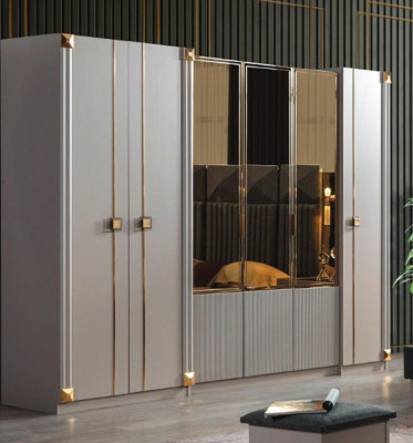 Designer Kleederschaf Sallzëmmer Luxus Schränker Stil Holzmöbel