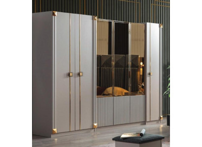 Designer Kleederschaf Sallzëmmer Luxus Schränker Stil Holzmöbel