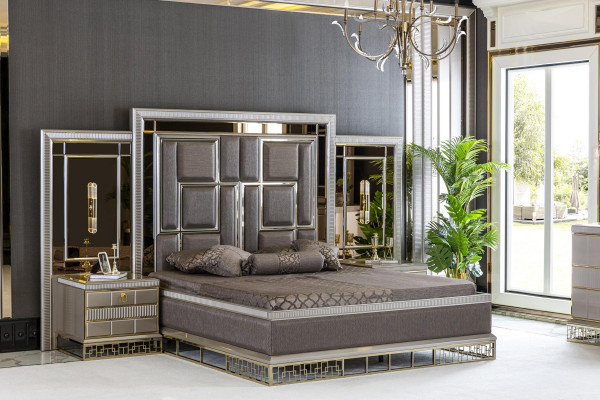 Bett Braun Eleganten Schlofschlofzëmmer Design Schéin Luxus Duebel Better