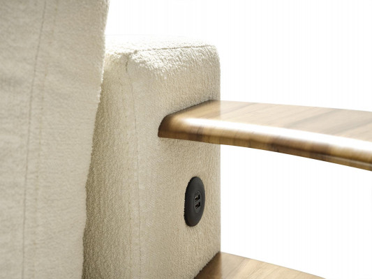 Wäissen Ecksofa L-Form Couch Couchtisch Luxus Stoffmiwwelen Wäiss Design Nei