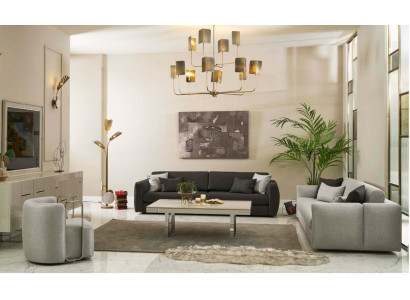 Sofagarnitur Stoffsofa Komplett Sofa Polstersofa Gro Set 4 Deeler Nei